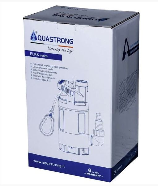 Насос дренажный для грязной воды Aquastrong ELKS-400PW (7.5m3/5m, 25mm)