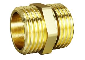 Ниппель прямой LD Pride DN50 (2") НР/НР латунь