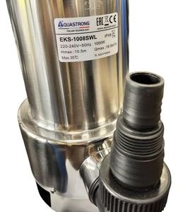 Насос дренажный для грязной воды Aquastrong EKS-1008SWL (корп. нерж.) (19.5м3/10.5м, 35мм)