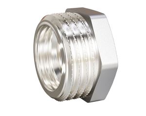 Футорка LD Pride DN15х10 (1/2" НР х 3/8" ВР) латунь никель