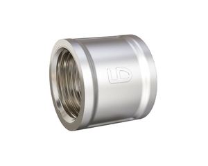 Муфта LD Pride DN32 (1 1/4") ВР латунь никель