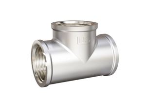 LD Pride Тройник DN40 (1.1/2") ВР/ВР/ВР латунь никель
