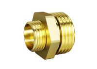 Ниппель переходной LD Pride DN20х10 (3/4"НР х 3/8"НР) латунь