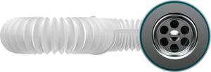 Aquant Гофросифон 1 1/4"х40/50 с мет.реш. 360-910 мм