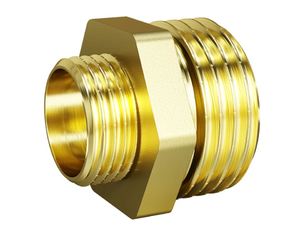 Ниппель переходной LD Pride DN25х15 (1"НР х 1/2"НР) латунь