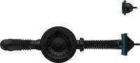 Aquant Сифон для мойки 3 1/2"х40 с чёрн мет.реш, прямоуг/кругл перелив, гт 40х40/50 BLACK