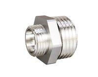 Ниппель переходной LD Pride DN25х15 (1"НР х 1/2"НР) латунь никель