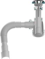 Aquant Сифон для умывальника 1 1/4"х40 с мет.реш. с г.т. 40х40/50
