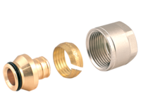 Переходник компрессионный PEX 16x2.0, 2.2 - G3/4" Евроконус SANEXT (4933)