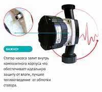 Wester Насос циркуляционный WPE 25-120 P (без гаек)