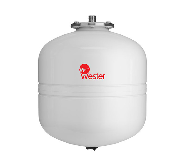 Бак мембранный для ГВС и гелиосистем WESTER Premium WDV 35л 12 бар (к/ф из нерж.)
