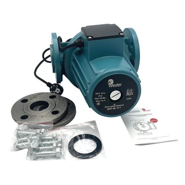 Wester Насос циркуляционный WCP 25-40G 130 мм (с гайками)