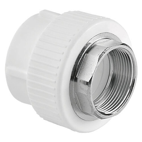 Муфта PP-R комбинированная ВН под ключ 75х2 1/2" TEBO